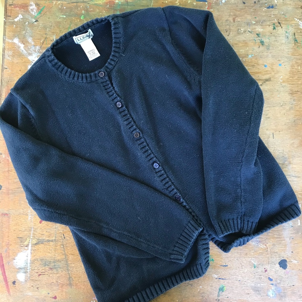 LL Bean Women’s M Reg. cotton cardigan